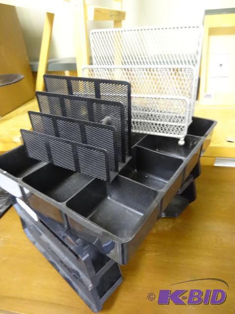 3 Plastic and 2 Metal File Sorters...