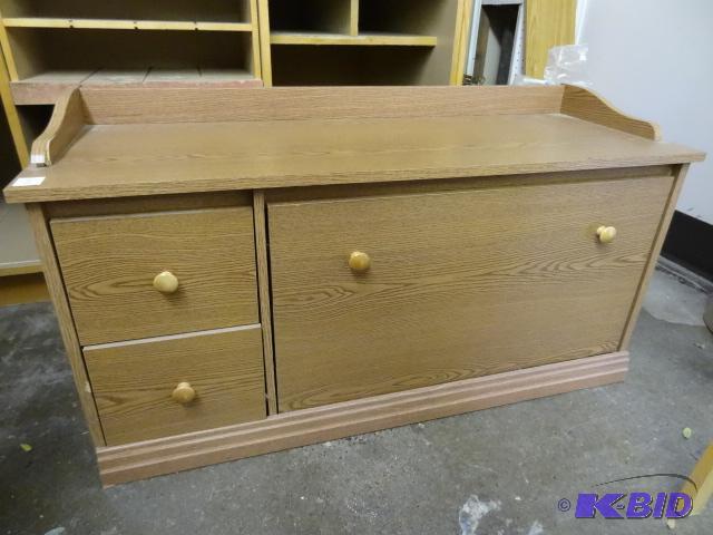 41 X 15 X 22 Laminate Bench with Storage...