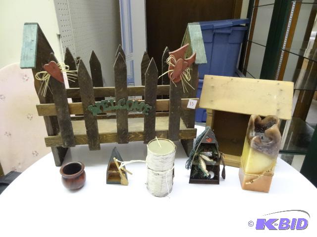 Hand Made Magazine Rack. Cabin Dcor and more....