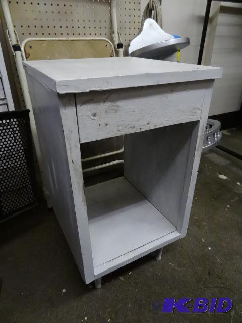 Wood End Table 14 X 16 X 26...