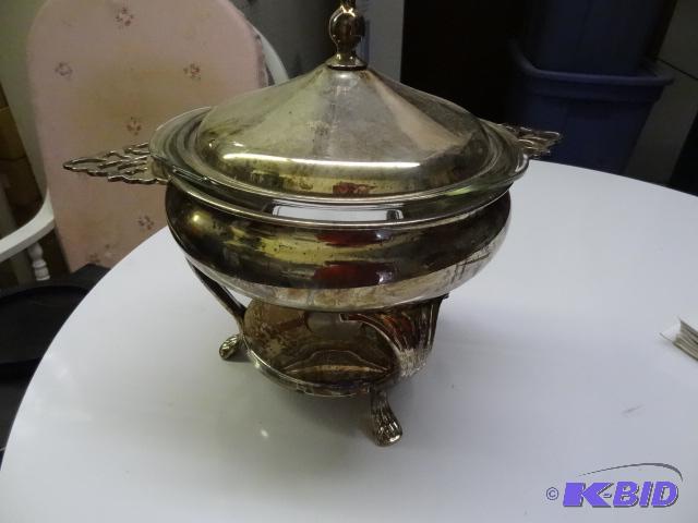 Silver Plate Chaffing Pan...