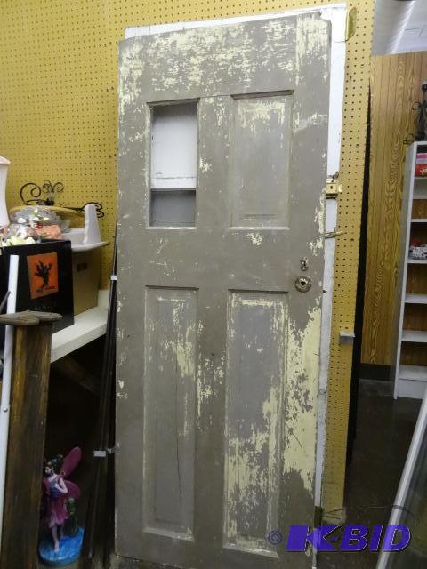 Vintage Wood Door. 30 X 78...