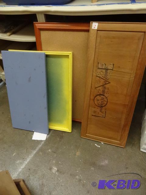 Cork Board, Wood Sign, Wood Table Top, Wood P...