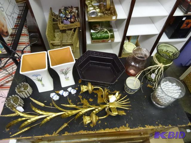 Candleholder, Misc Vases and more...