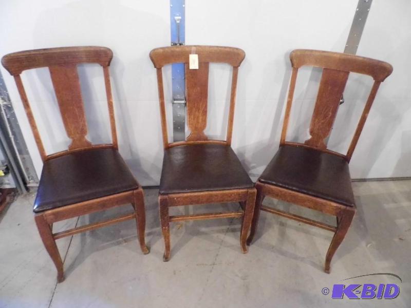 3 Matching Antique Chairs