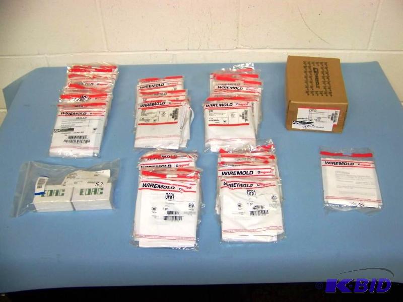 lot 103 image: Lot of Wiremold, Audio  Video (AV) Device Mounting Plates and more
