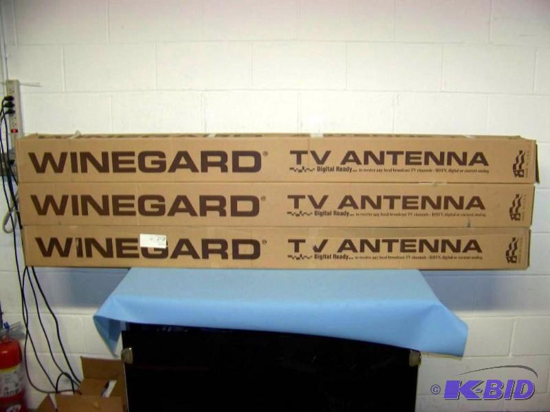 lot 112 image: (3) Winegard, Medium-Range UHFVHFFM Antennas - BRAND NEW
