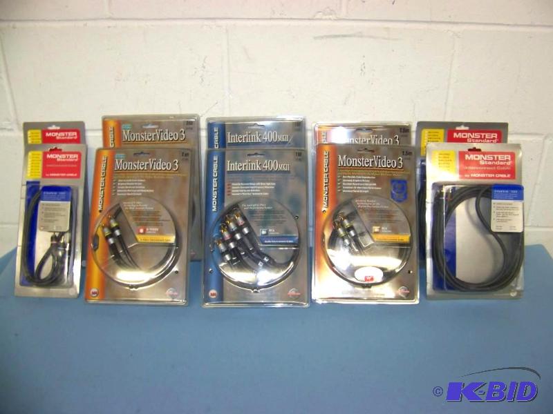 lot 116 image: Monster Brand Cables - BRAND NEW in packaging