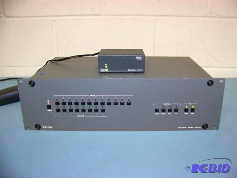 lot 117 image: Extron Electronics, Switcher and Amplifier