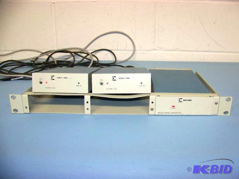 lot 121 image: Sigma Electronics, Black Signal Generator and Audio Distribution Amplifiers