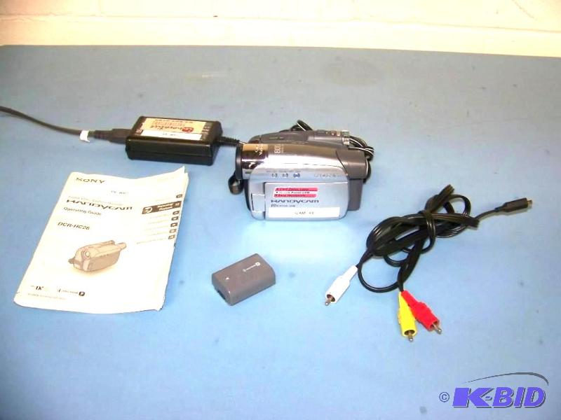 lot 37 image: Sony, HandyCam, Digital Video Camera Recorder with Carl Zeiss Lens