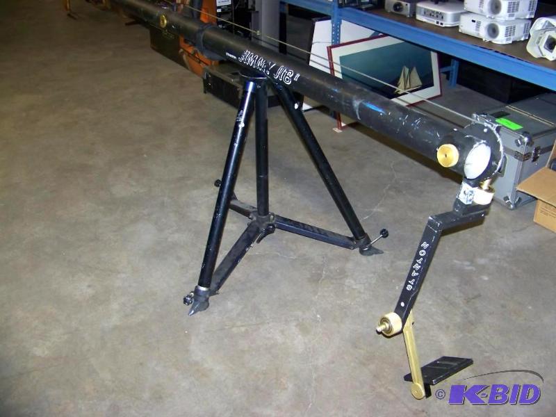 lot 44 image: Stanton, Jimmy Jib II, Professional Video Boom  Camera Crane and Tripod