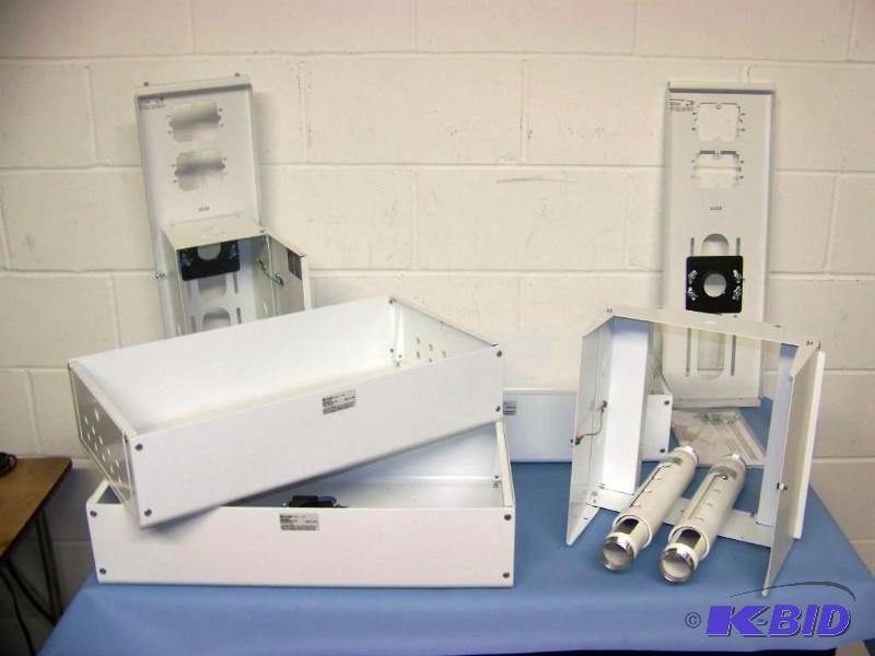 lot 45 image: Lot of Chief, Mounting Boxes  Frames  Plates and Adjustable Extension Columns
