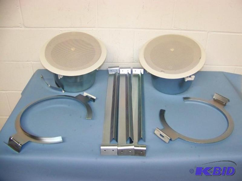 lot 56 image: (2) Atlas Sound, Strategy II, 6, Coaxial Ceiling Speakers