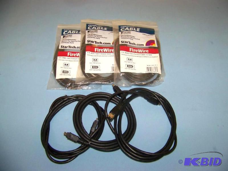 lot 71 image: (6) Firewire Cables - (3 of 6) BRAND NEW in packaging