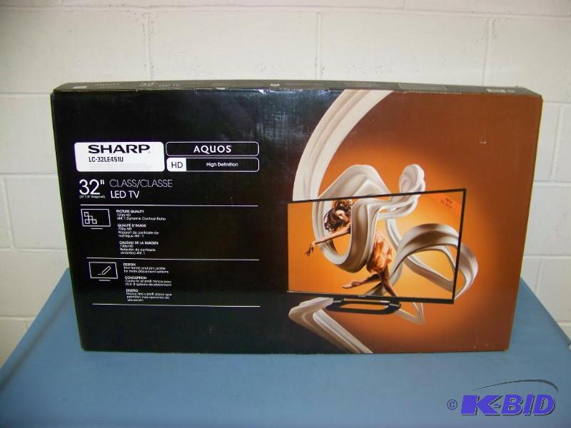 lot 8 image: Sharp, 32, LED, HDTV - BRAND NEW