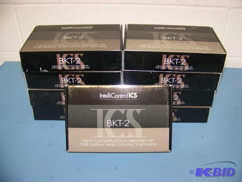 lot 87 image: (9) IntelliControl ICS, New Construction Bracket Kits for Display and Contact Keypads