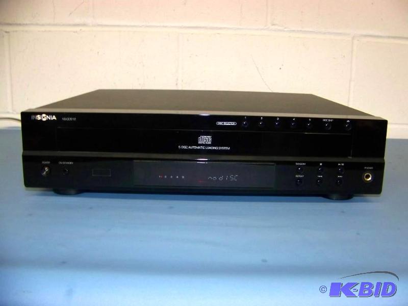 lot 89 image: Insignia, 5-Disc Compact Disc (CD) Changer