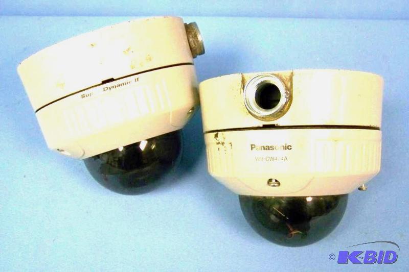 lot 13 image: (2) Panasonic All-Weather, Vandal proof Surveillance Cameras