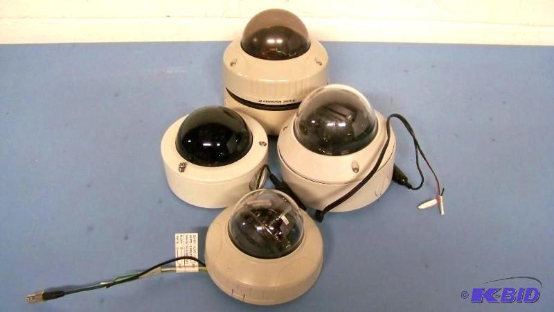 lot 35 image: (4) Panasonic Heavy-Duty, Vandal proof Surveillance Cameras