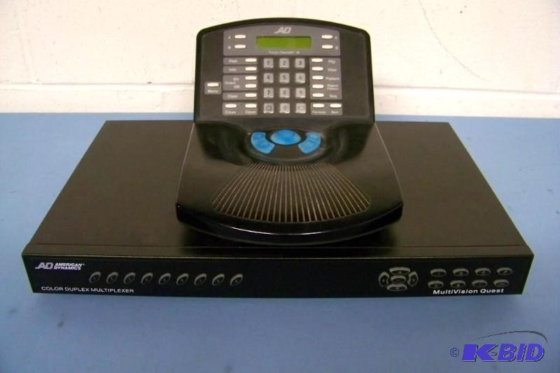 lot 36 image: American Dynamics 9-Channel Multiplexer and Dome Controller for CCTV Systems