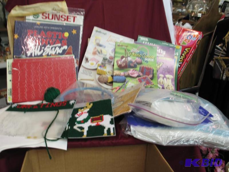 Box of misc Crafts