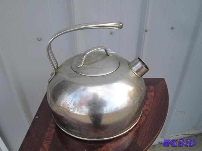 OLD Silver Tea Kettle