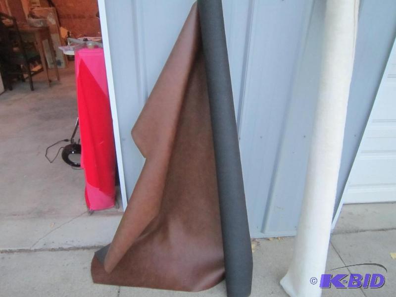 Bolt of Brown Faux Leather
