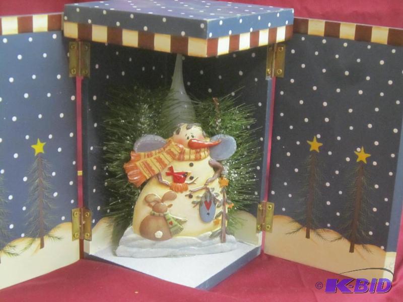 Snowman scene
