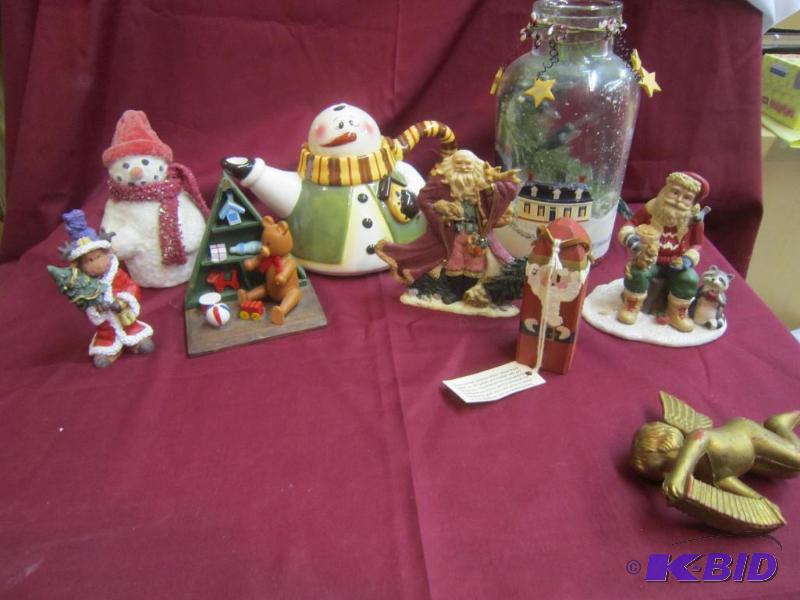 Snowman, santa etc