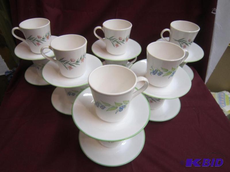 Corning ware Cup and Saucers