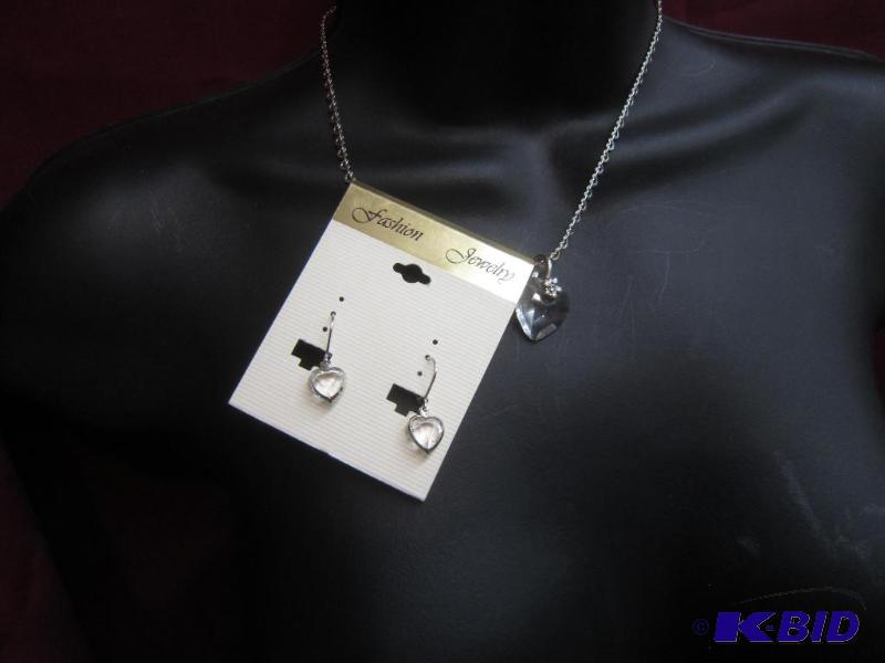 Necklace and earrings