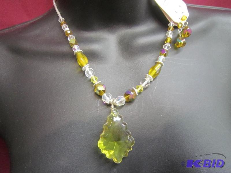 Necklace and earrings