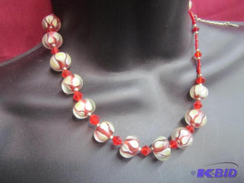 Necklace and earrings