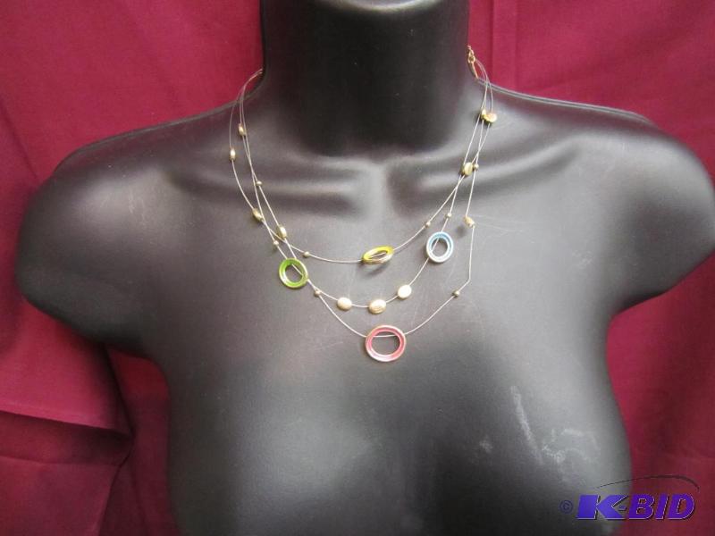 Necklace and earrings
