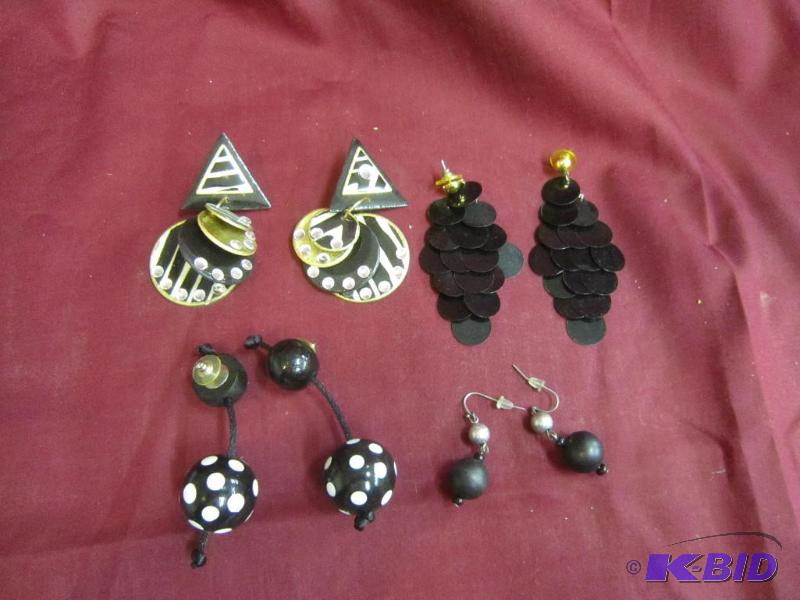 Black and White earrings