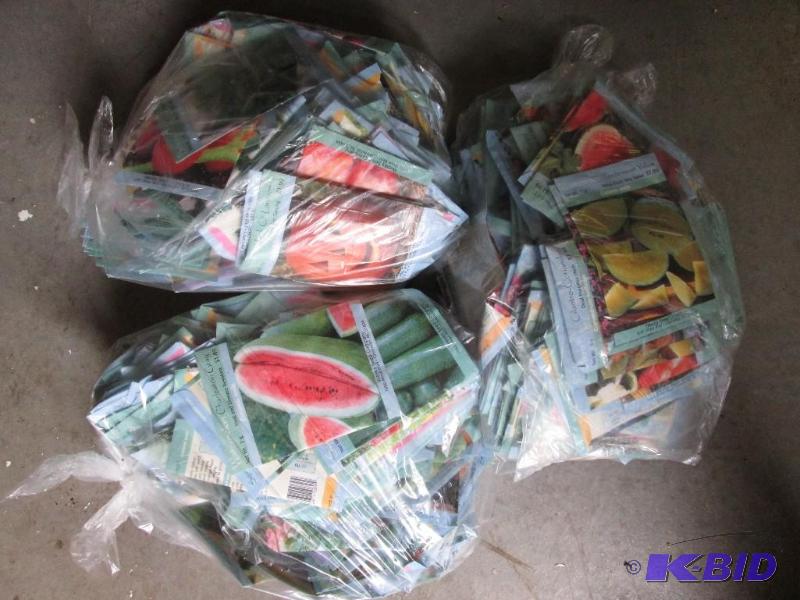 300 packs of mixed garden seeds...