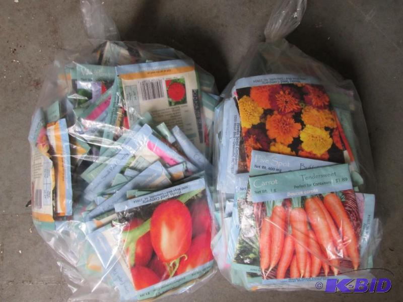 200 packs of mixed garden seeds...