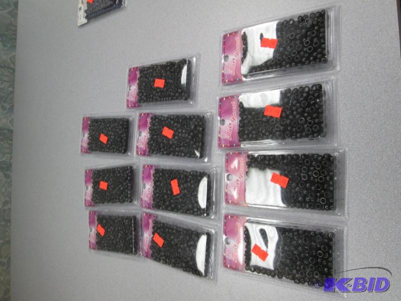 Qty 11 Black bead collection...