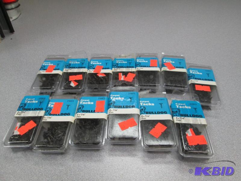 Qty13 Bulldog Carpet Tacks 4 x 716...