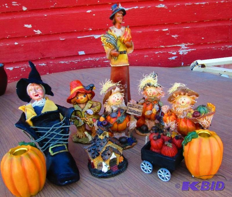 Assorted fall harvest dcor...