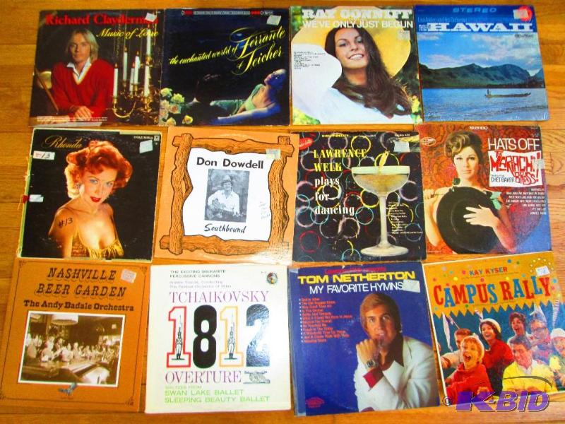 lot 104 image: Lot of vinyl records, all good condition...