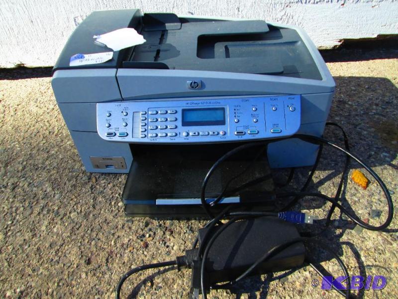 lot 18 image: HP Officejet 6210 all on one printer with cor...