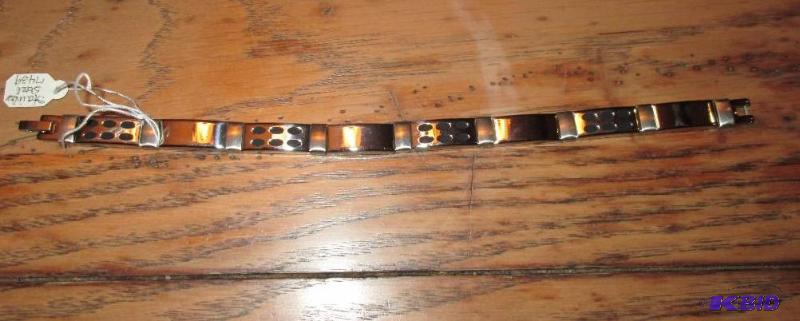 lot 28 image: Stainless steel bracelet...