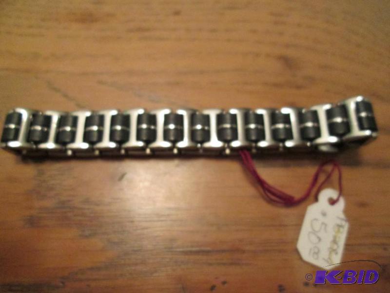lot 46 image: Stainless steel bracelet...