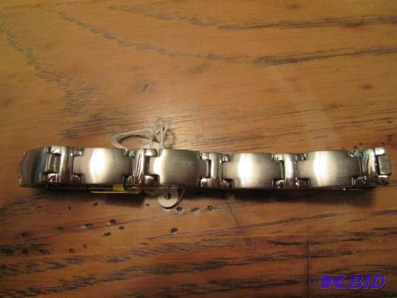 lot 50 image: Stainless steel bracelet...