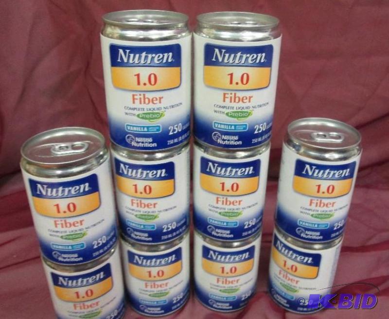 lot 74 image: Lot of 10 Nutren 1.0 Fiber complete liquid nu...