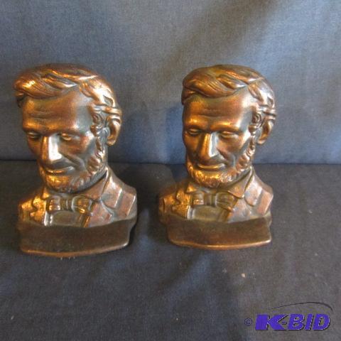 Lincoln Cast Bookends