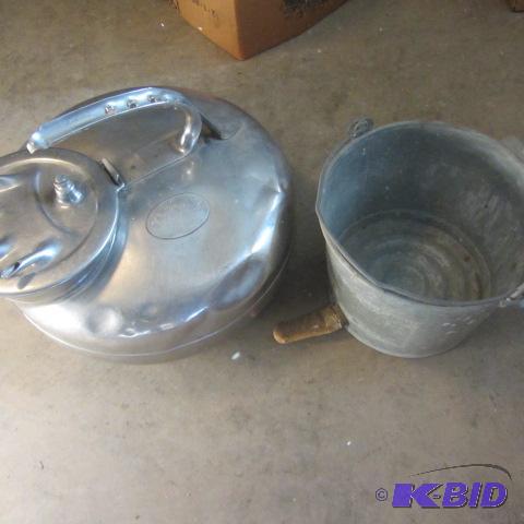 Stainless Milk Bucket, Pail