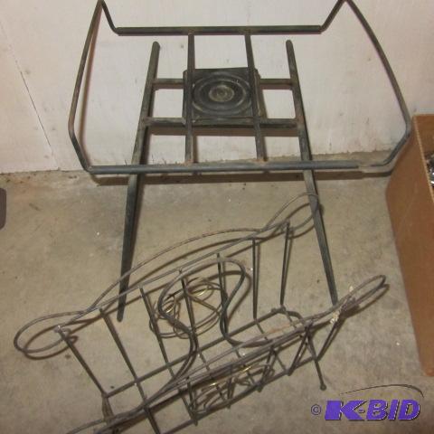 Television Stand, Mag Rack